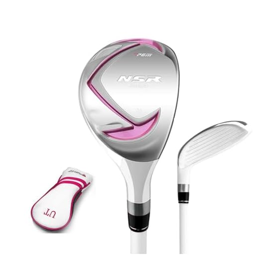 #1 Wood/Hybrid Club Right Handed Junior Golf Fairway Wooden Graphite Shaft for Boys Girls Driver Golf Sports with Headcover (Pink,age 6-8,Hybrid)