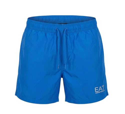 Emporio Armani EA7 7M001677 Maillot de bain pour homme, Royal/Silver, L