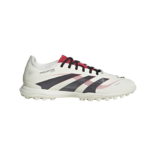 adidas Predator Pro Turf Soccer Shoes - Rubber Strikeskin Fins, HybridTouch Upper, Rubber Outsole, Sustainable Materials