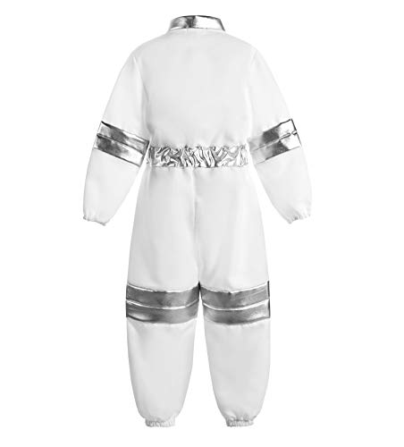 ReliBeauty Astronaut kostuum kinderen jumpsuit onesie wit - Image 4