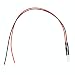 Luces de diodo LED, 10Pcs 12V 0.06W 5mm LED Light Cable Diodo...