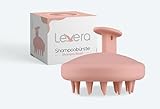 Levero Premium Shampoobürste | Massagebürste für die Kopfhaut | Nasses und Trockenes Haar | Verbessert die Durchblutung der Kopfhaut | perfekt für Entspannung und Wellness | Relax