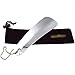 DXIUMZHP Calzador Metalico Zapatero Cromado De Acero Inoxidable, Cómoda Mini Trompeta Ayuda A Calzador, La Cadena De Metal Es Fácil De Transportar Y Colgar. (Color : Silver, Size : 6.3 * 1.8inches*1)
