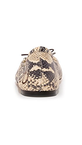 Image of Sam Edelman Women's Felicia Ballet Flat, Modern Ivory Snake, 5 M US