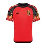 Belgien, Jungen Trikot, Saison 2022/23 Offizielle Heimtrikot, red/black, 7-8A
