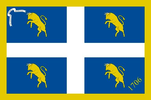 Drapeau de Turin grand format tissu résistant extérieur et intérieur