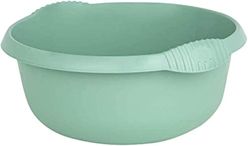 32cm High Grade Plastic Round Bowl Kitchen Sink ,Basin Mixing, Washing Up Bowl Tidy Organizer (Silver Sage)