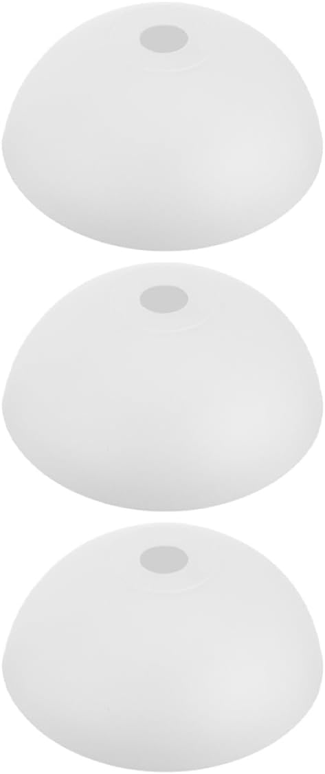 3pcs Plastic Lampshade Cover Replacement Light Fixture Globe for Wall Sconce Ceiling Fan Table Lamp Easy to Install