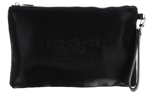 Alva Big Pouch Black pochette haut de gamme au design minimaliste moderne