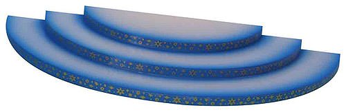 Wolke - 3-stufig - blau - 35x16x3cm / Weihnachtsengel - Original...