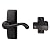 Ideal Security GL Lever Set with Locking Inside Latch for Storm and Screen Doors, 2-Piece, Matte Black