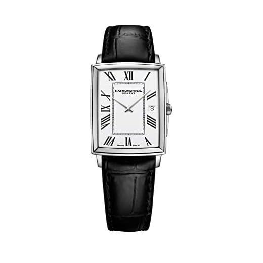 Raymond Weil Reloj Toccata, 5425 -STC-00300, rectángulo, Cuarzo para Hombre Blanco