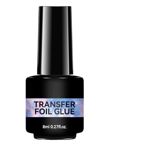 Easy Cleanup: Designed with a quick-dissolve feature, this nail transfer foil glue simplifies the removal process, offering a seamless experience for users of all skill levels while enhancing creativi