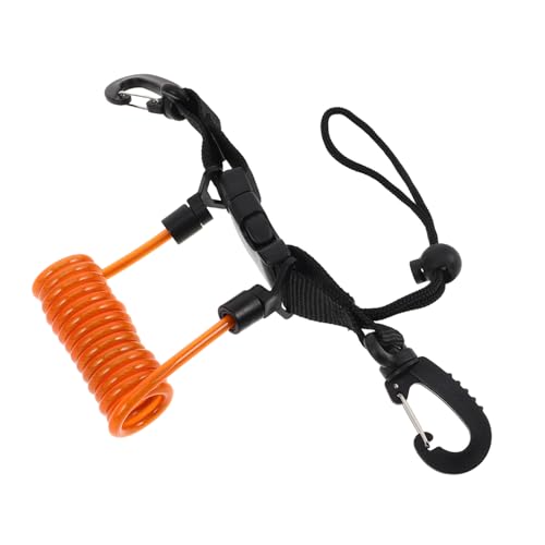 KONTONTY Elastic Diving Camera Lanyard Wrist Strap for Camera Scuba Accessories Protection Coiled Lanyard