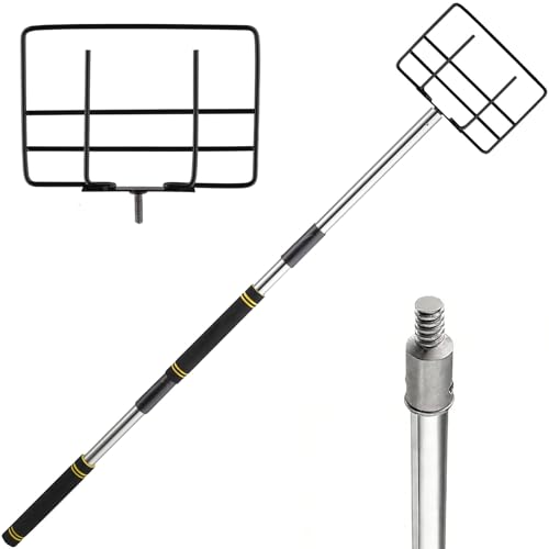 10.5ft Edge Corner Protector Pole Corner Protector Extension for Flatbed Truck Adjustable Handle and Thickened Stainless Steel (4.2-10.5ft)