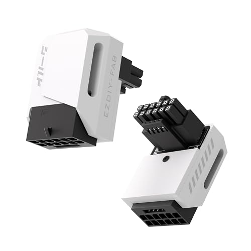DeleyCON Adattatore PCI-e 5.0 Angolato 90° 12+4 Pin 16 Pin Tipo B Per GPU Fino A 600W