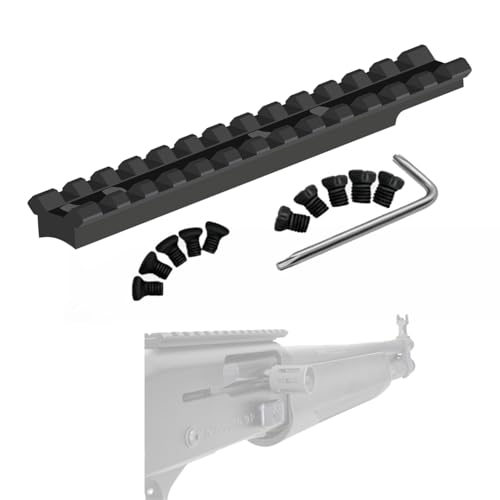 Gotical Scope Picatinny Rail Mount Super Black II/III/M1/M2/M3/M4 / Remington 4, 6, 7400, 750, 7600, 7615, Weaver 93, M3000/M3500