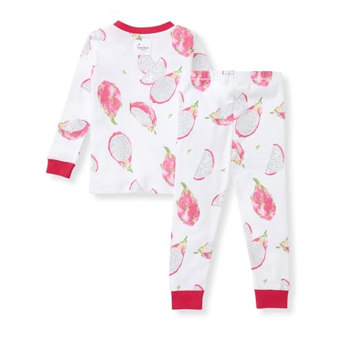 image for Burt's Bees Baby Baby Girl's Toddler Pajamas, Tee and Pant 2-Piece Pj 