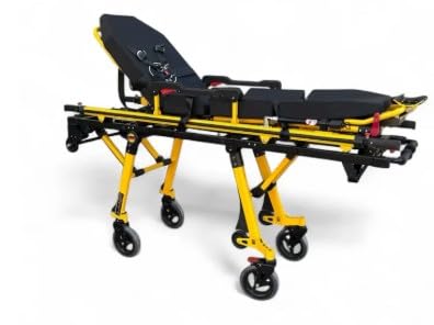 MS3C-250 PRO Commercial Multi Height Aluminum Alloy EMS Stretcher with Removable Backboard, Weight Capacity 550 lbs