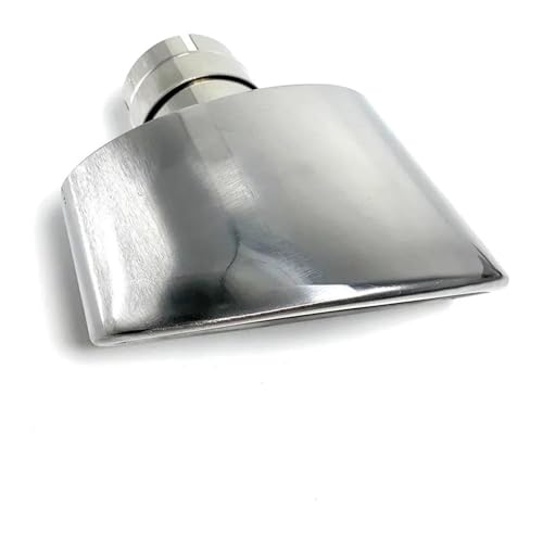 Sortie Silencieux Embouts Pour Voitures Embout D'échappement Universel Acier Inoxydable 304 Sortie 150 Mm Ovale Et Incliné 1 Pièce(63-150 Left)