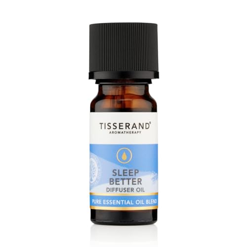 Tisserand - Sleep Better Diffuser Oil - Lavender Jasmine & Sandalwood Essential Oils - 100% Natural Pure Essential Oils - 9ml