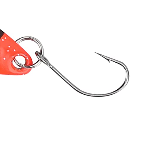 01 Crankbait Lures Single Hook, Durable Walleye Trout Spoon Baits 5Pcs Light And Compact Colorful For Fishing Lovers For Night Fishing #TOP5