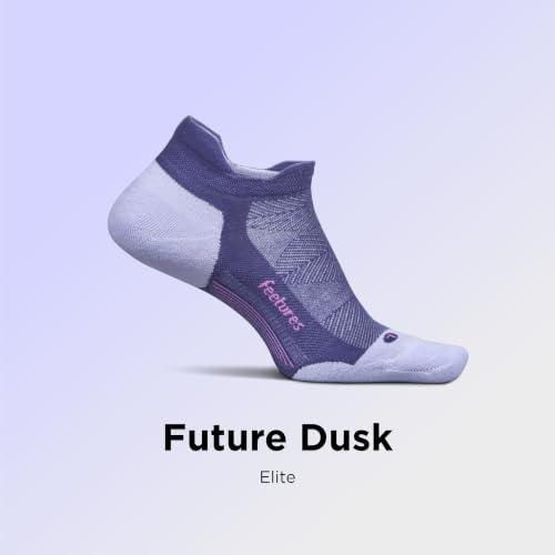 Image of Feetures Elite Max Cushion No Show Tab - Running Socks for Men & Women, Athletic Compression Socks, Moisture Wicking