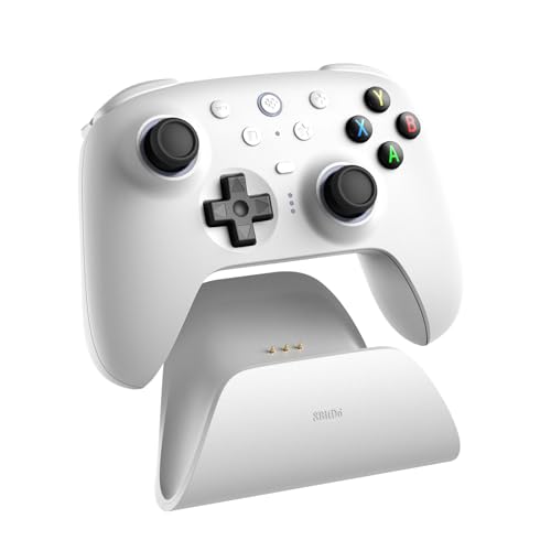 8BitDo Ultimate 2 Wireless Controller for Windows & Android, Gaming Controller with TMR Joysticks, Switchable Hall Effect/Tactile Triggers, RGB Fire Ring, 8Speed Wireless Tech, White by 8Bitdo - Image 2