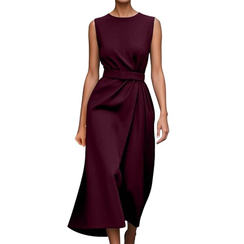 Robe d'été spaghetti pour femme fluide opaque et infroissable