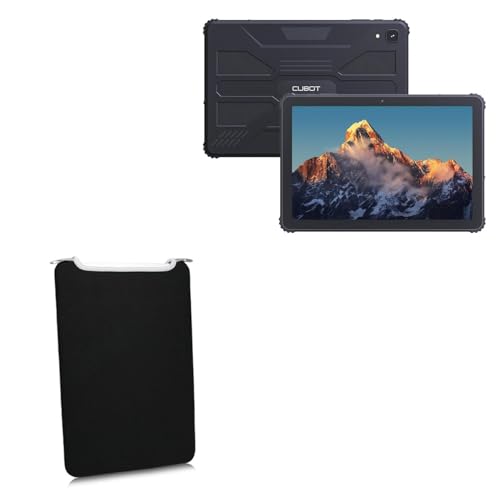 BoxWave Case Compatible with Cubot Tab Kingkong - SlipSuit, Soft Slim Neoprene Pouch Protective Case Cover - Jet Black
