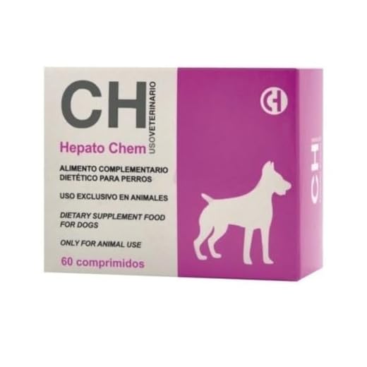 Hepato Chem para Perros con insuficiencia hepática 60 Comprimidos