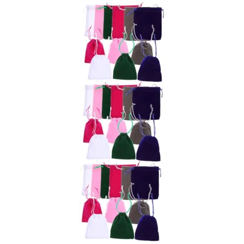 Didiseaon 36pcs Drawstring Bags Versatile Storage Pouches for Jewelry and Party Favors Includes Each of Convenient Cloth Design