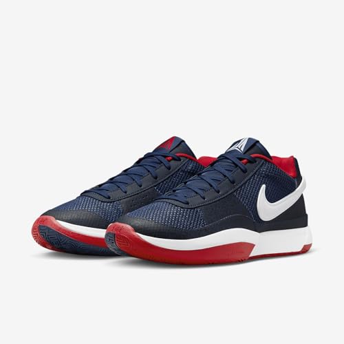 Nike Nike Ja 1 Basketball Shoes (FQ4796-403, Midnight Navy/University Red/White) Size 11.5