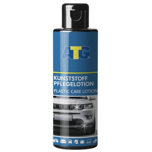 ATG Kunststoffpflege transparent | Kunststoff-Tiefenpfleger | Gummipflege | Cockpitpflege | Kunststoffreiniger für das Auto | intensive Farbauffrischung | Innenraumreiniger außen...
