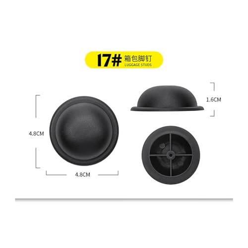 Image of Luggage Feet Pads,2 Pcs Luggage Feet Pads Luggage Replacement Part Bottom Stud Stand Suitcase Feet Pad Suitcase Stand Feet Accessories