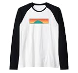 Retro Doubletop Mountain Maine Raglan Baseball Tee