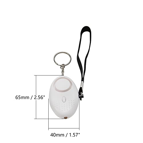 Image of Othmro Safe Sound Personal Alarm 4 Pack 120DB Personal Security Alarm Keychain with LED Lights, Emergency Safety Alarm for Women, Men, Children, Elderly White