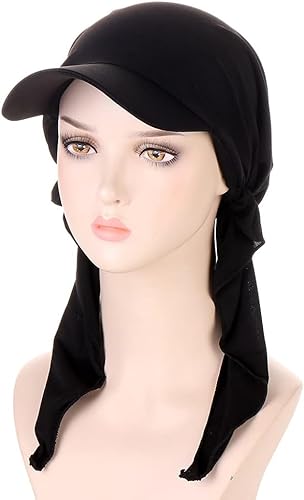 Gorra Chemo Mujer Protección Solar con Banda Elástica miniatura 6