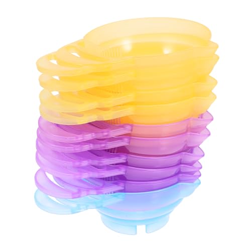Beatifufu 10piezas Cuencos Para Teñir El Cabello Recipientes Para Tintes Almacenamiento Fácil Material Resistente