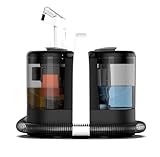 Shampouineuse canapé Aspirateur laveur, Nettoyeur de tâches filaire du canapé en tissu, tapis, Sièges de Voiture et même les Vitres, avec un Jet d'eau, 600W, avec Bacs de récupération de saleté