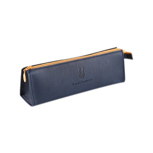 Preisvergleich Produktbild fablcrew Neuheit Leder Bleistift Fall tragbar Kosmetik Make-up Aufbewahrungstasche Stationery Taschen Blau