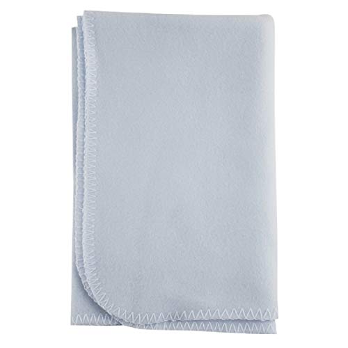 Bambini Infant Wear Blue Polar Fleece Receiving Blanket