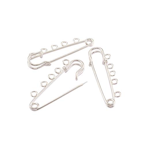 安全ピンとブローチバックピン ミックスサイズ one size X-IFIN-E352-1-20pcs-KS