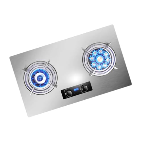 Cocina De Gas Con Protección Contra Llamas Por Termopar,potencia Nominal 5,2 KW,placas Cocina For Autocaravanas,quemadores,ideal Camping,oficinas Y Hogares(LPG)