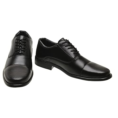 Sapato Militar Formal Couro Masculino Oxford Esporte Fino (41, Preto Siroco)