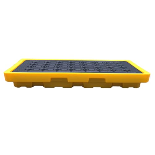 Palette de rétention anti-fuite pour fûts d'huile afin de sécuriser vos sols industriels