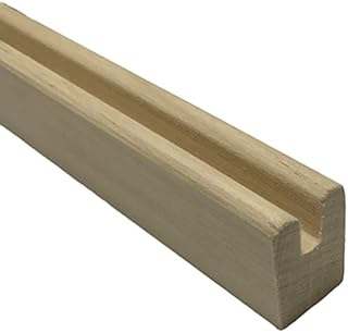 Poplar U-Channel framing Stock. Great for Stained Glass Work, Four-72 In...