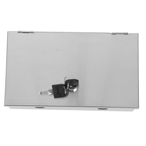 Yardenfun Lockable Electrical Socket Protection Box Outdoor Cover for Outside Power Sockets Stainless Steel Protective Outlet Box