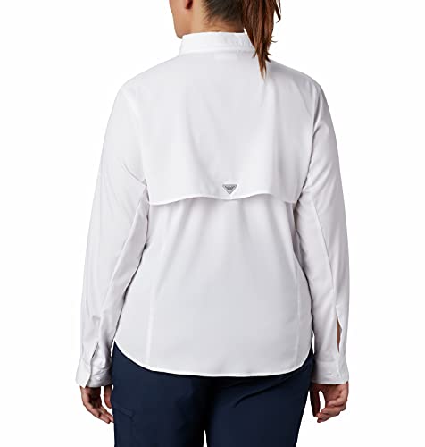 Columbia Women’s PFG Tamiami™ II Long Sleeve Shirt, White, X-Large