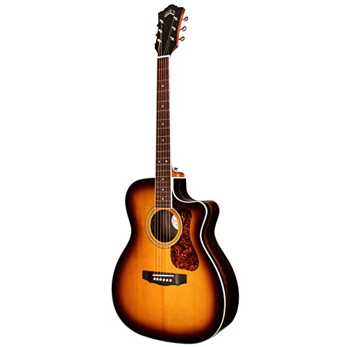 Guild OM-260CE Deluxe Antique Burst Gloss - Les Beatles, Paul McCartney, John Lennon, RIngo Starr, George Harrison Guild OM-260CE Deluxe Antique Burst Gloss – Image 3